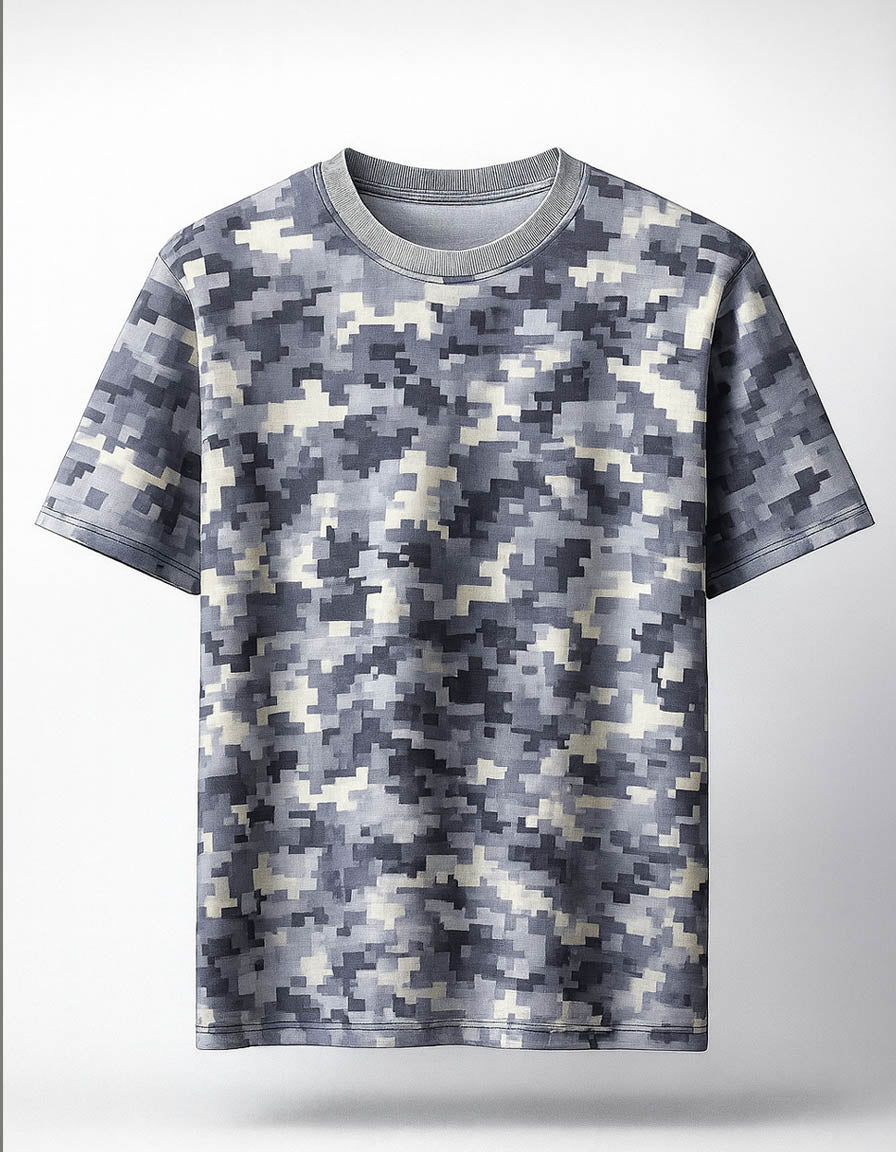 Blue Camouflage Tshirts