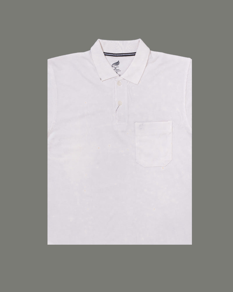 Mens Polo T-Shirts White