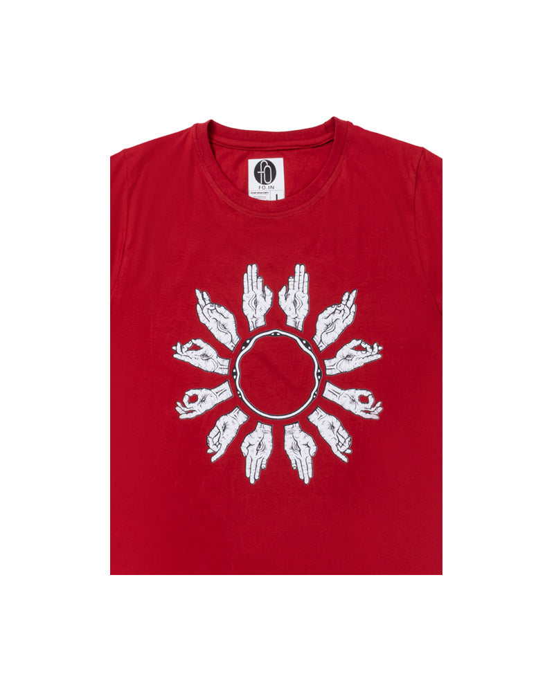 Solar Mudra Mandala Red