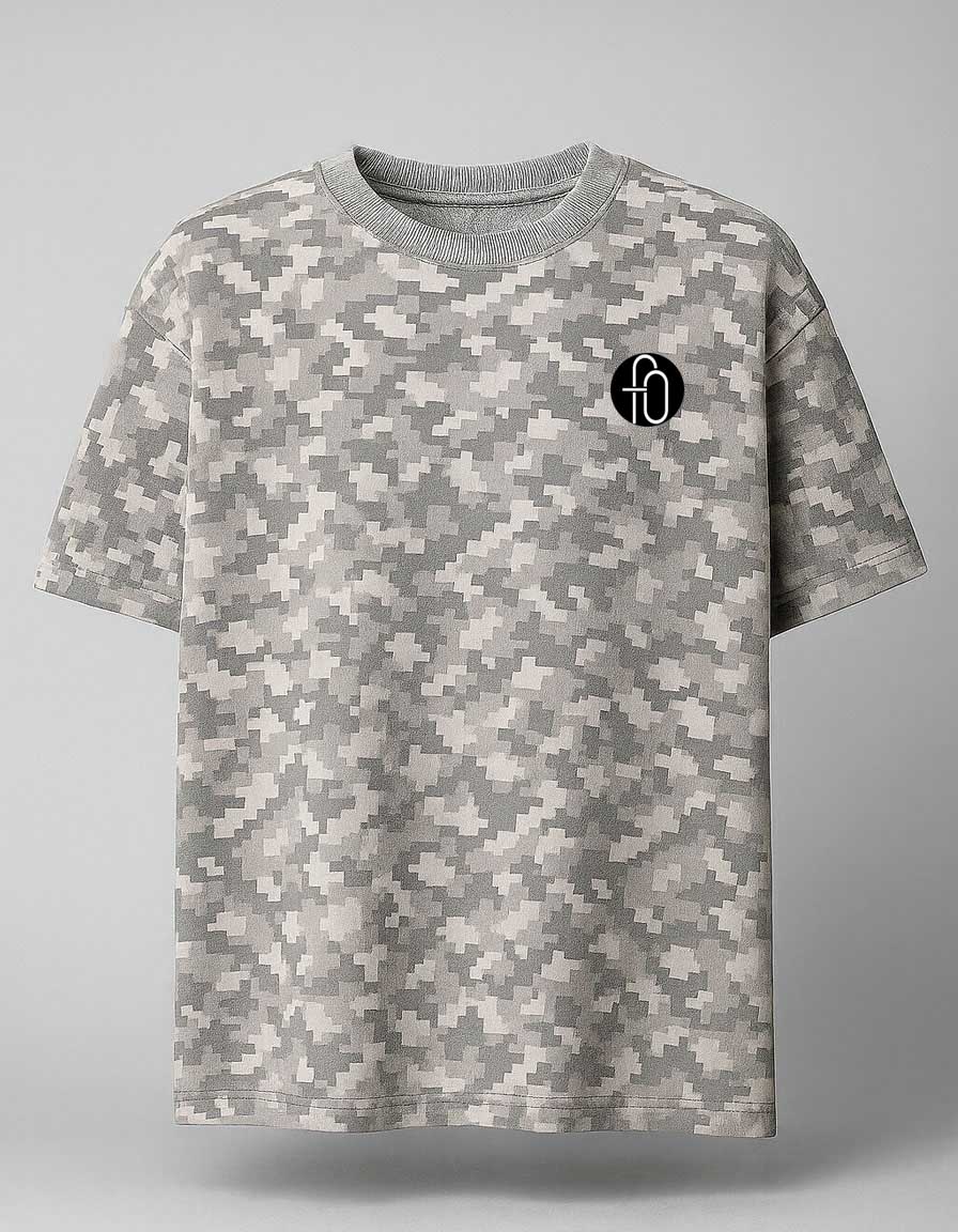 Grey Camouflage Tshirts
