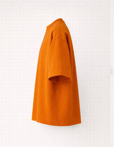 Orange Premium Looperknit Cotton Drop Shoulder