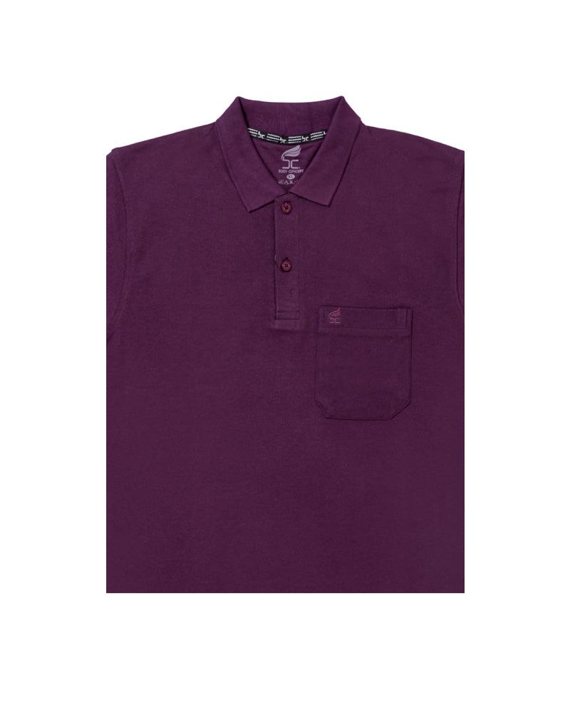 Mens Polo T-Shirts Purple