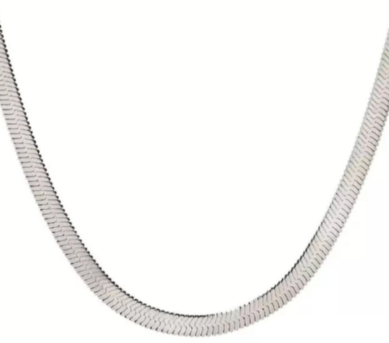 Silver Anti Tarnish Snake Chain