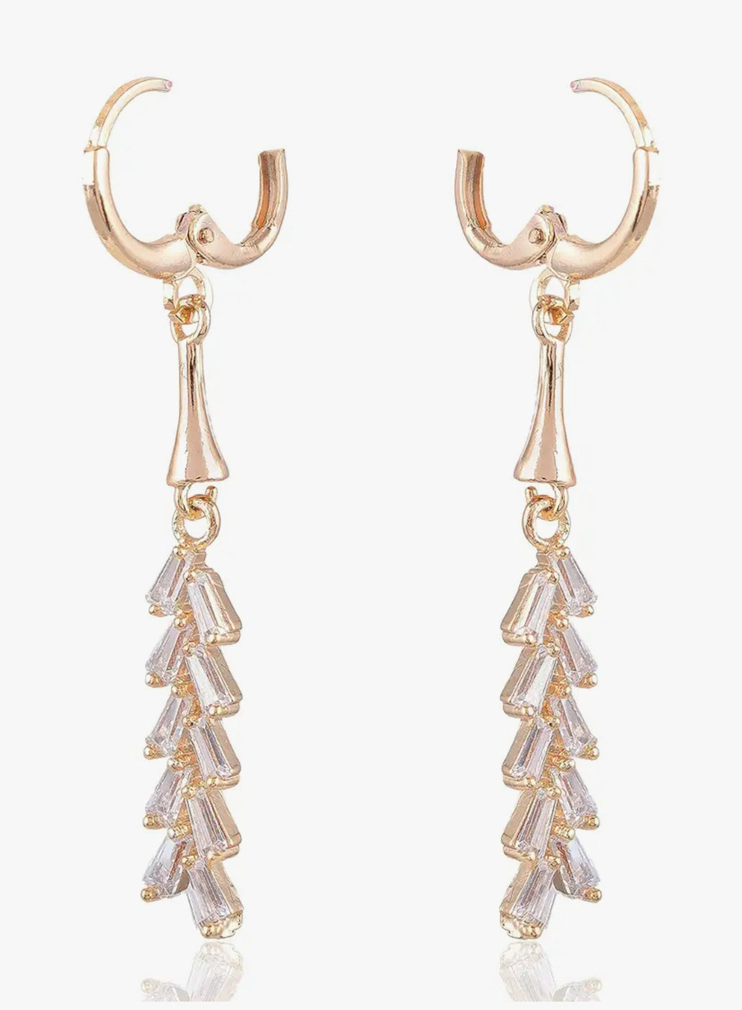 Golden Anti Tarnish AD Danglers