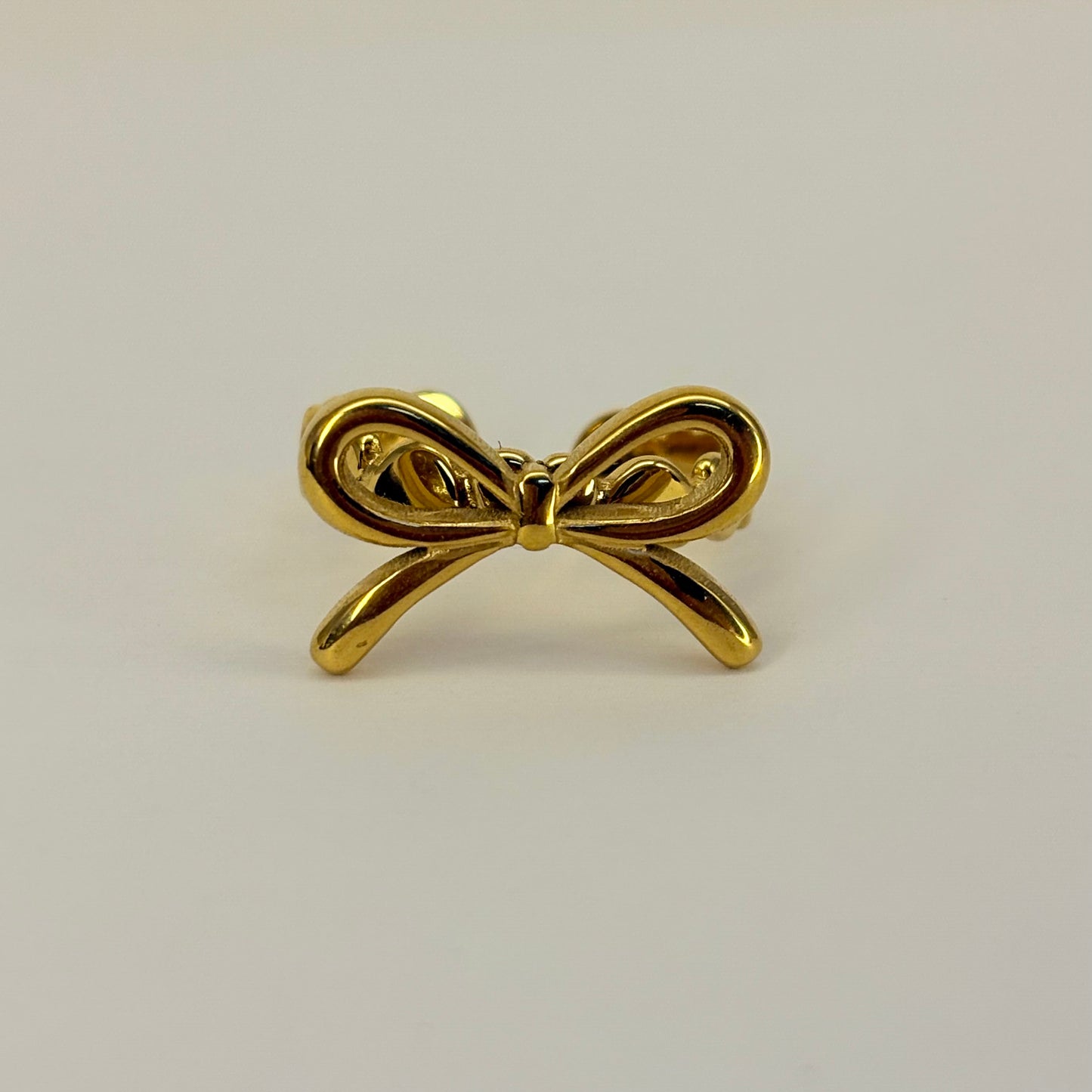 Gold Plated Anti Tarnish Bow Ring