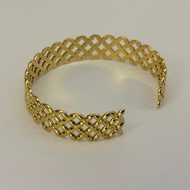 Gold Anti Tarnish Mesh Bracelet
