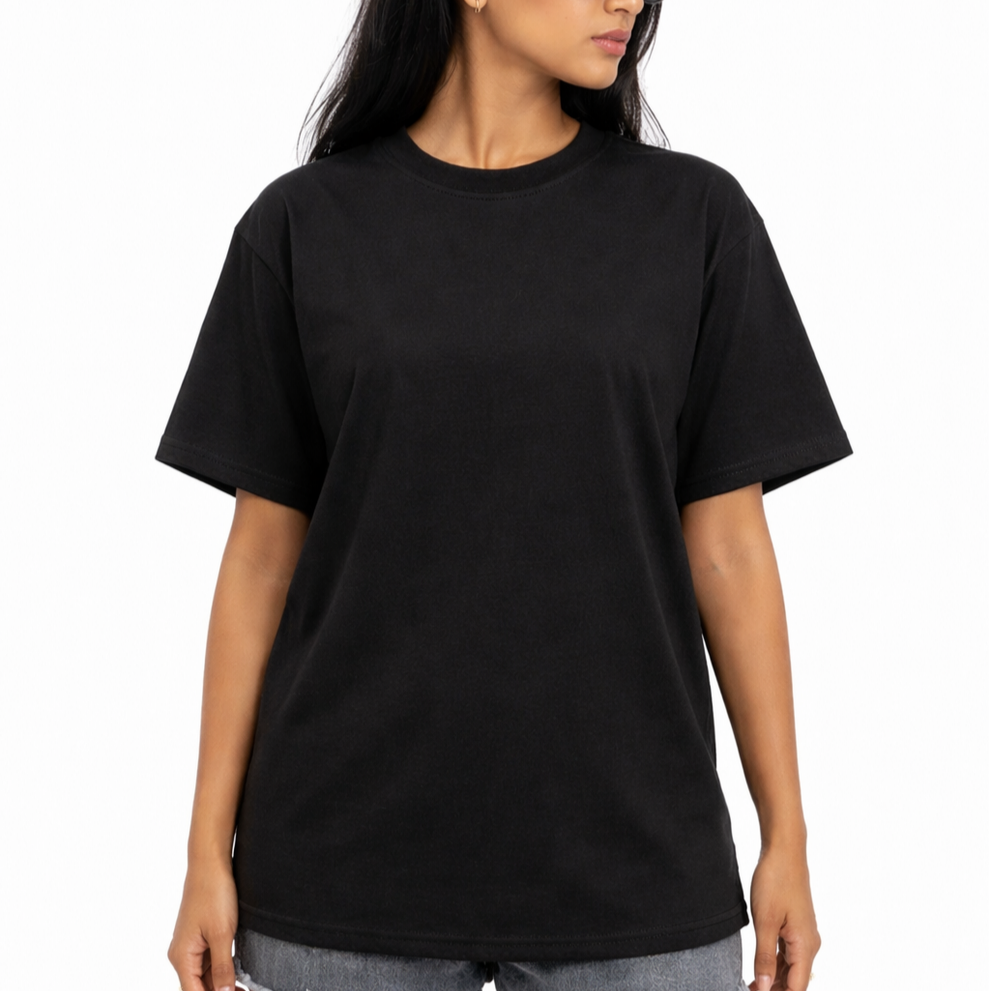FO Demon Claws Oversized Back Printed Tee - Black