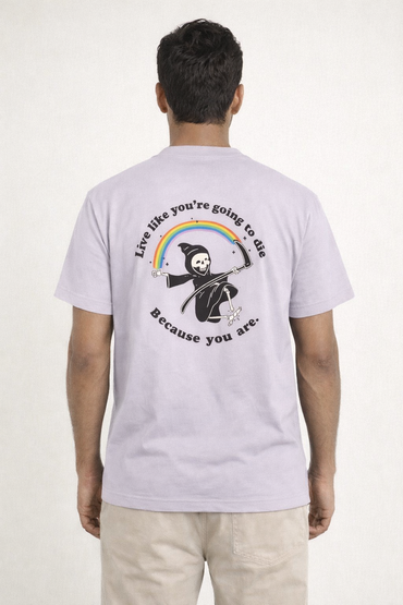 Grim Reaper Tee - Light Grey