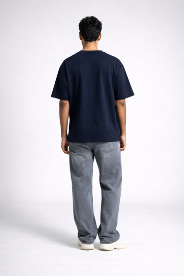 FO Overstimulated drop-shoulder tee - Dark Blue