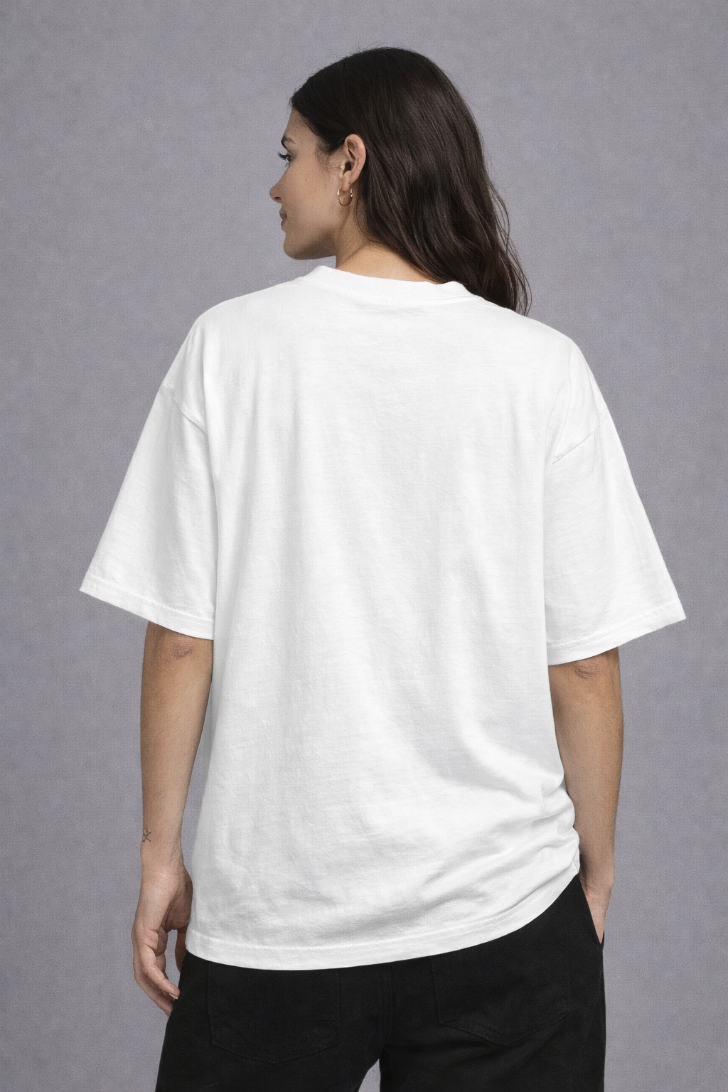 FO “Freak” Minimal Drop-Shoulder Tee – White