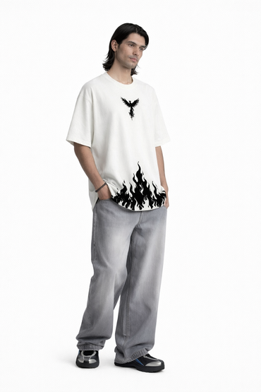 FO Rising Phoenix Drop-Shoulder Tee