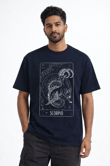 FO Scorpio Constellation Drop Shoulder Tee