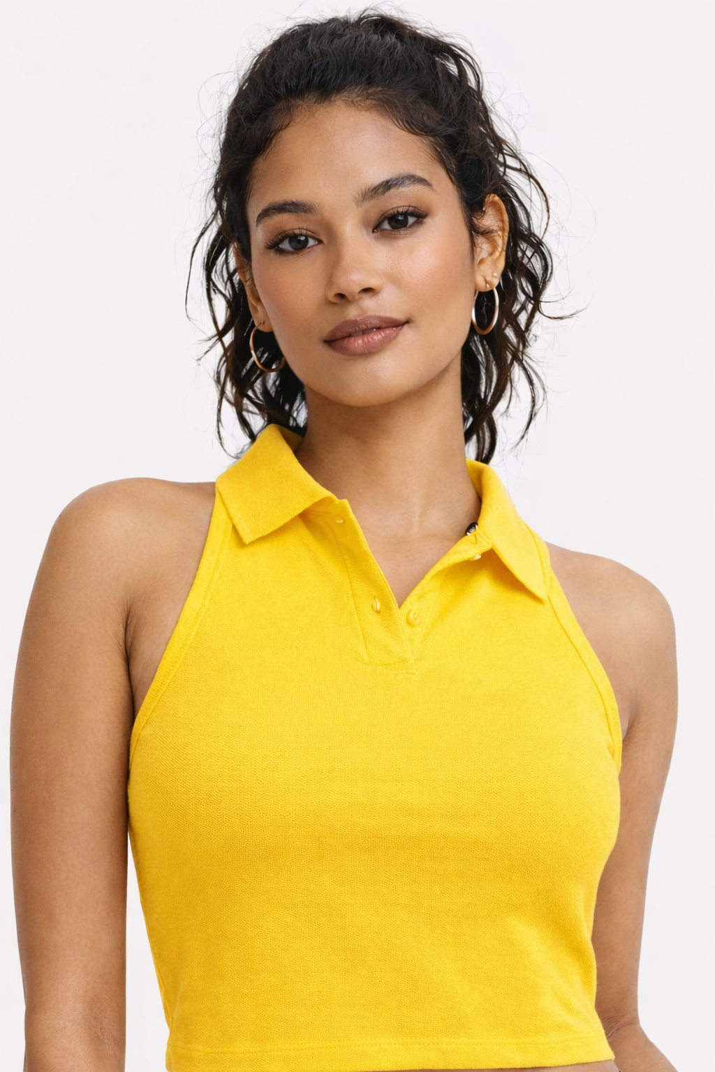 Yellow Sleeveless Top