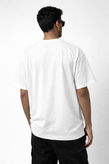 FO Shadow Grin Graphic Printed Drop Shoulder Tee