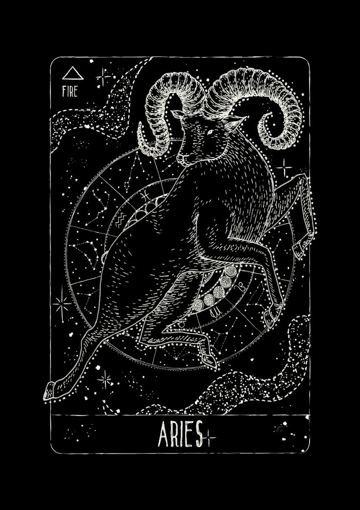 FO Aries Constellation Drop Shoulder Tee