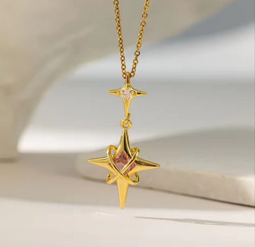 Shooting Star Anti Tarnish Neckpiece