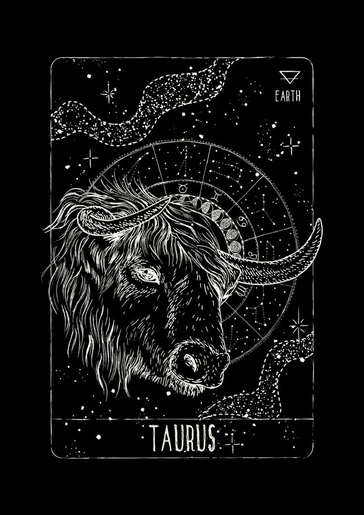 FO Taurus Constellation Drop Shoulder Tee