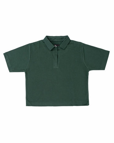 Women Polo T Shirt  Green