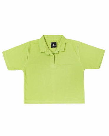 Women Polo T Shirt Green