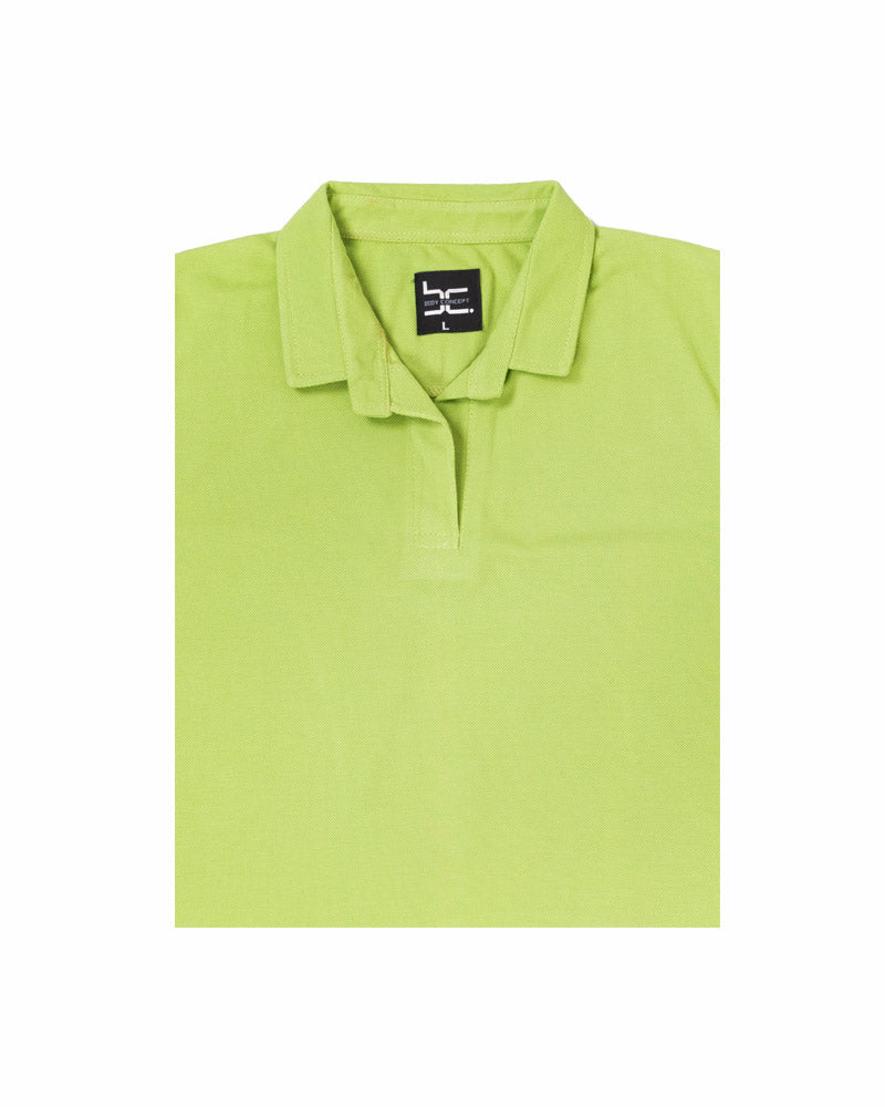 Women Polo T Shirt Green