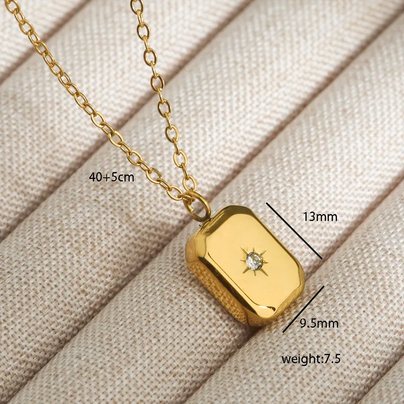 Gold Anti Tarnish North Star Neckpiece