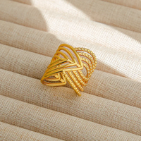 Gold Plated Anti Tarnish Doublette Ring