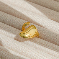 Gold Plated Anti Tarnish Aurora Flow Ring