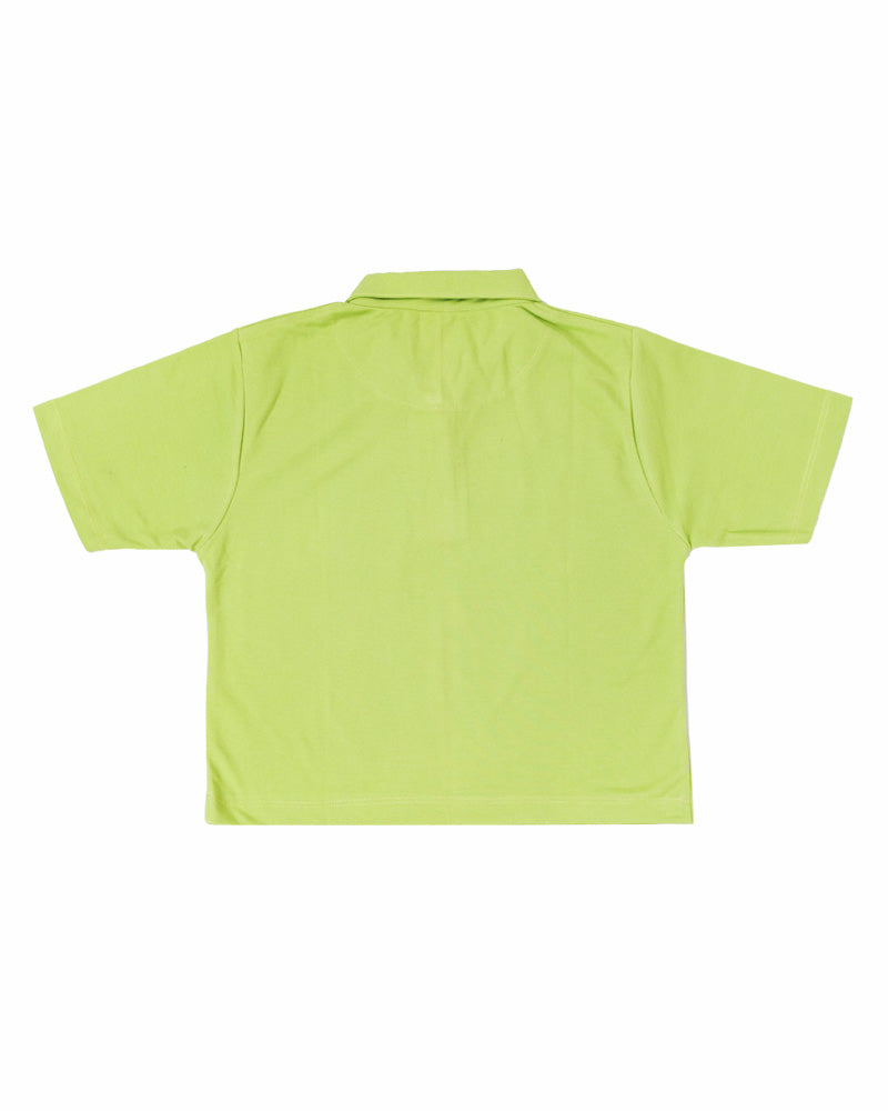 Women Polo T Shirt Green