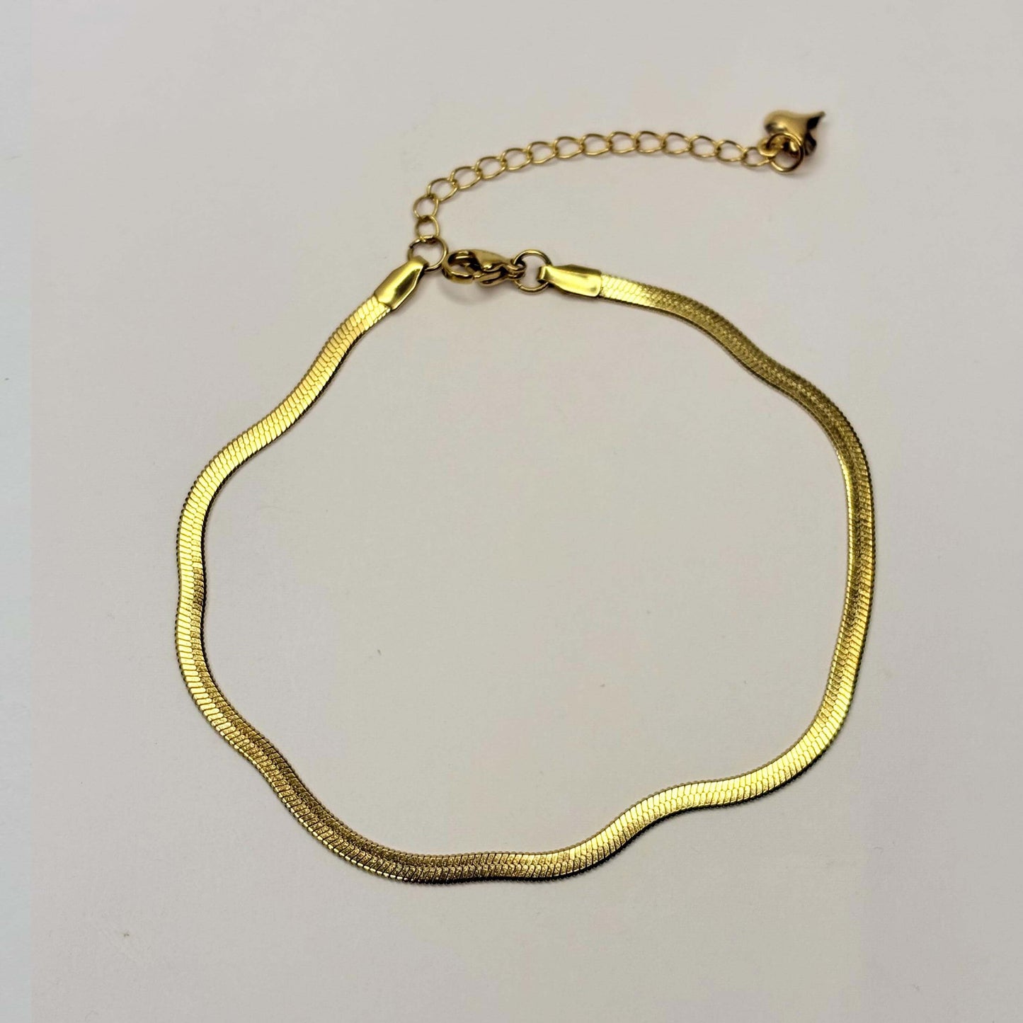 Golden Anti Tarnish Snake Chain Anklet