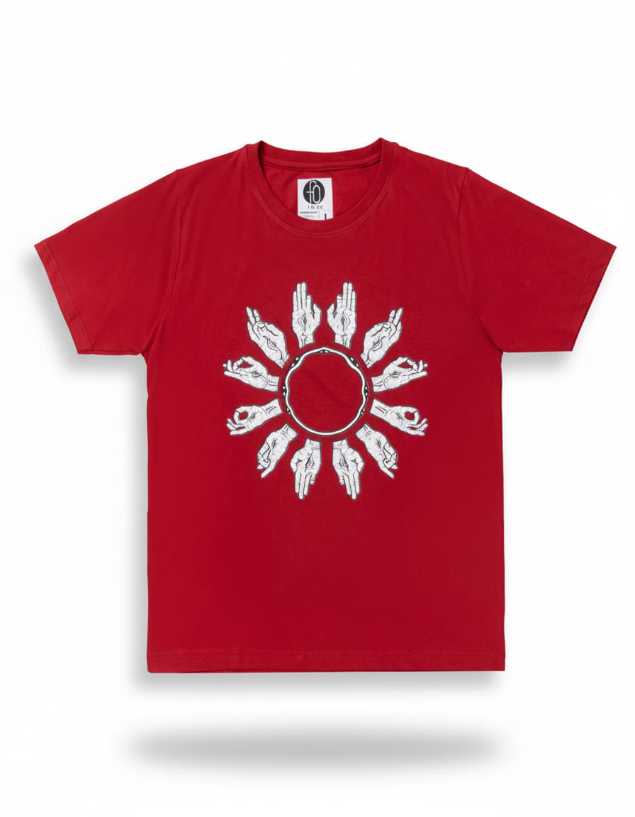 Solar Mudra Mandala Red