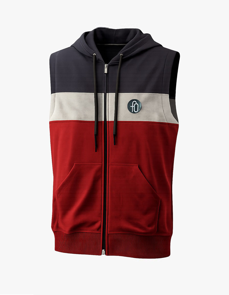 Sleeveless Hoodie (BWR)