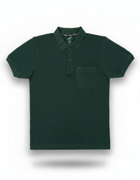 Mens Polo T-Shirts  Deep Green