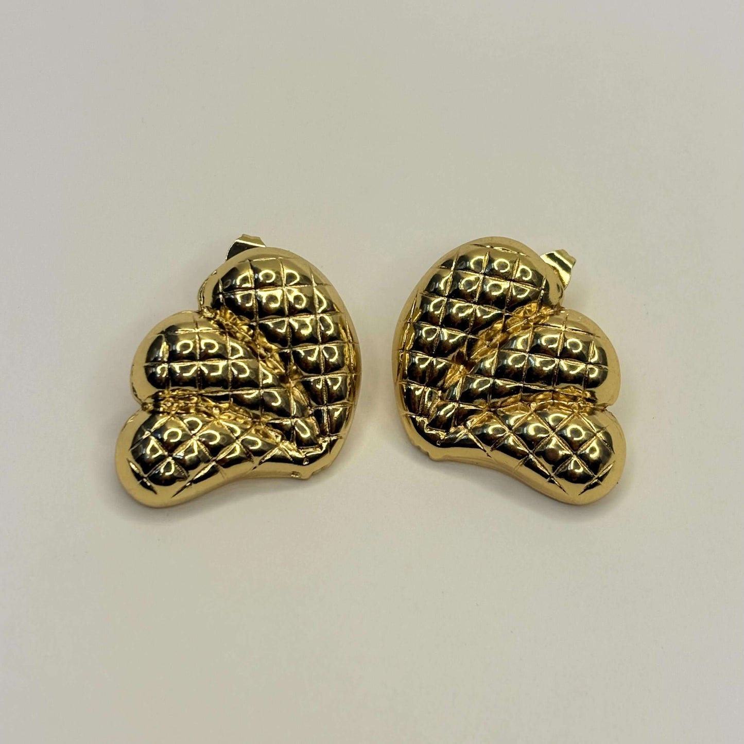 Golden Anti Tarnish Clam Earrings