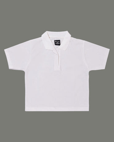 Women Polo T shirt White