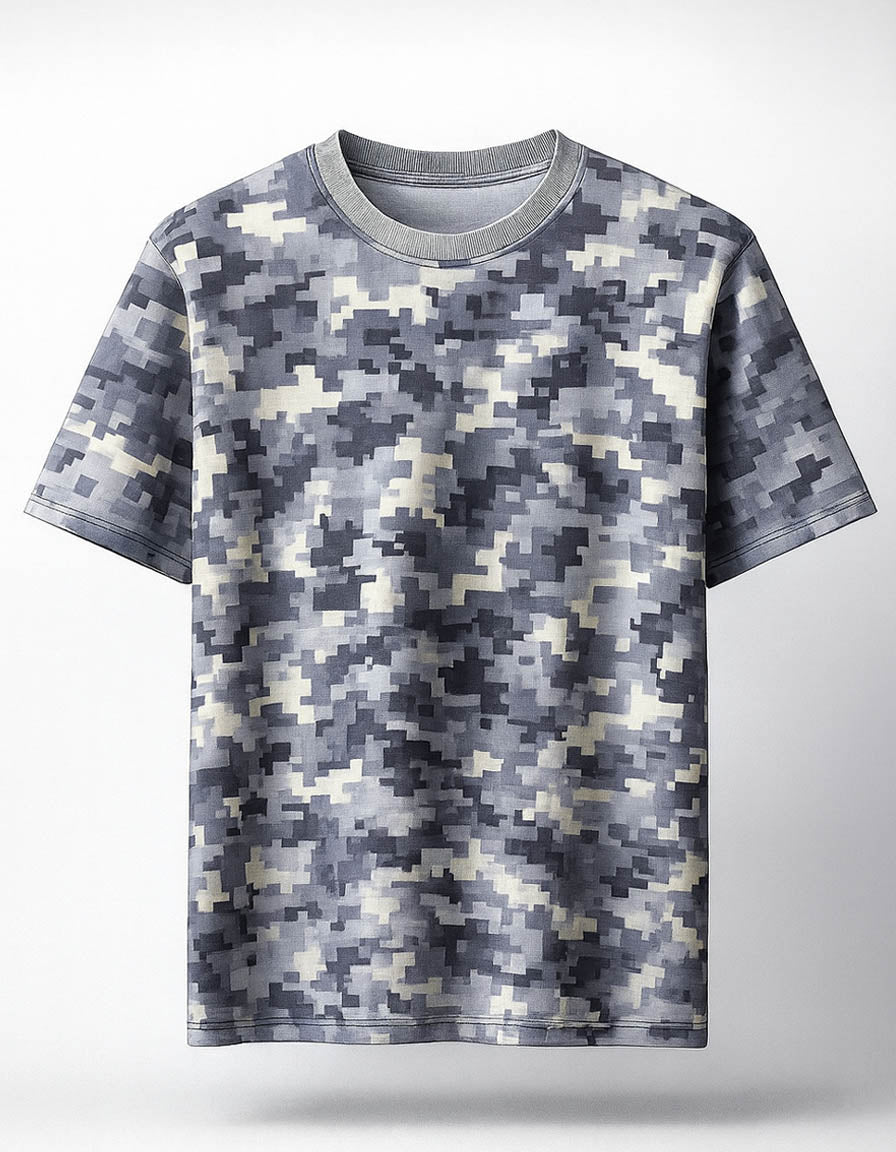 Blue Camouflage Tshirts