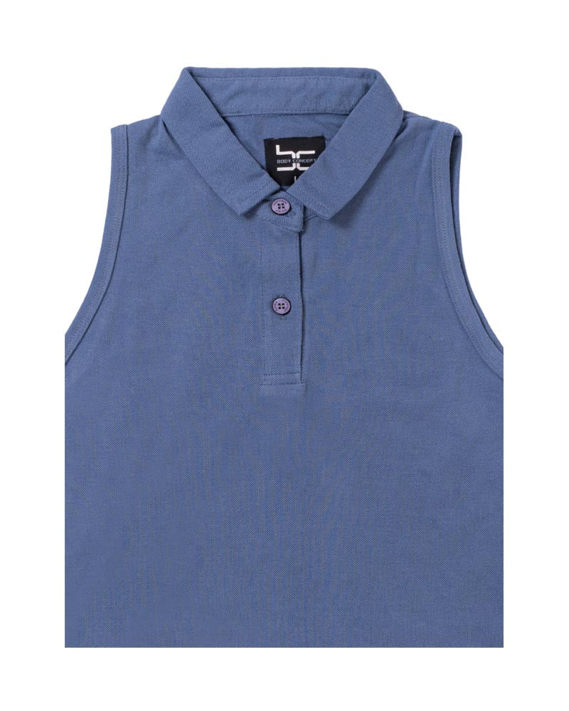 Stone Grey Sleeveless Top