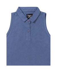 Stone Grey Sleeveless Top