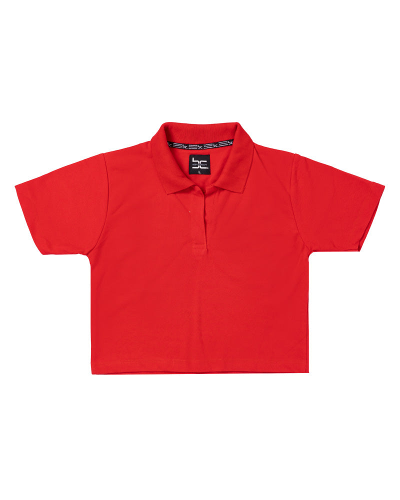 Women Polo T shirt Red