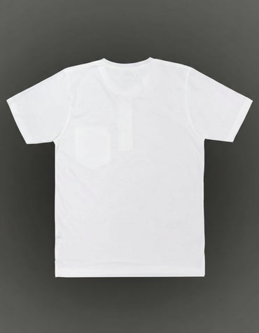 Henley Collar Cotton White