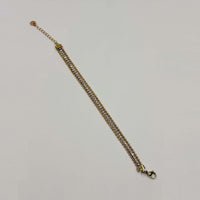 Gold Anti Tarnish AD Stone Bracelet