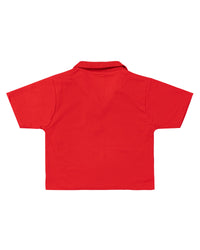Women Polo T shirt Red