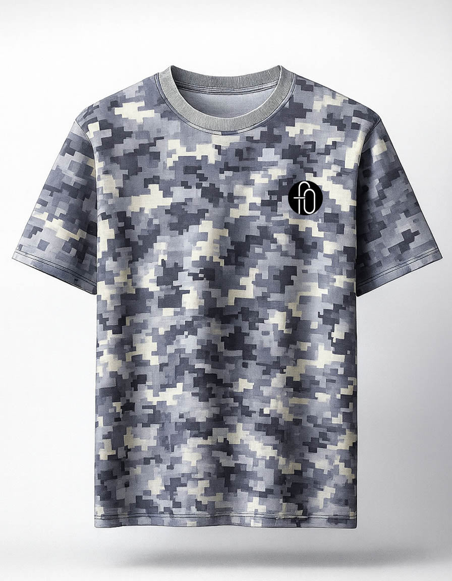 Blue Camouflage Tshirts