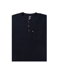 Henley Collar Black