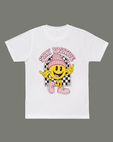 Stay Positive White