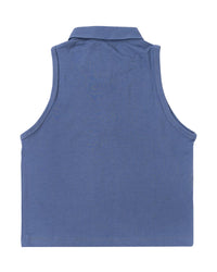 Stone Grey Sleeveless Top