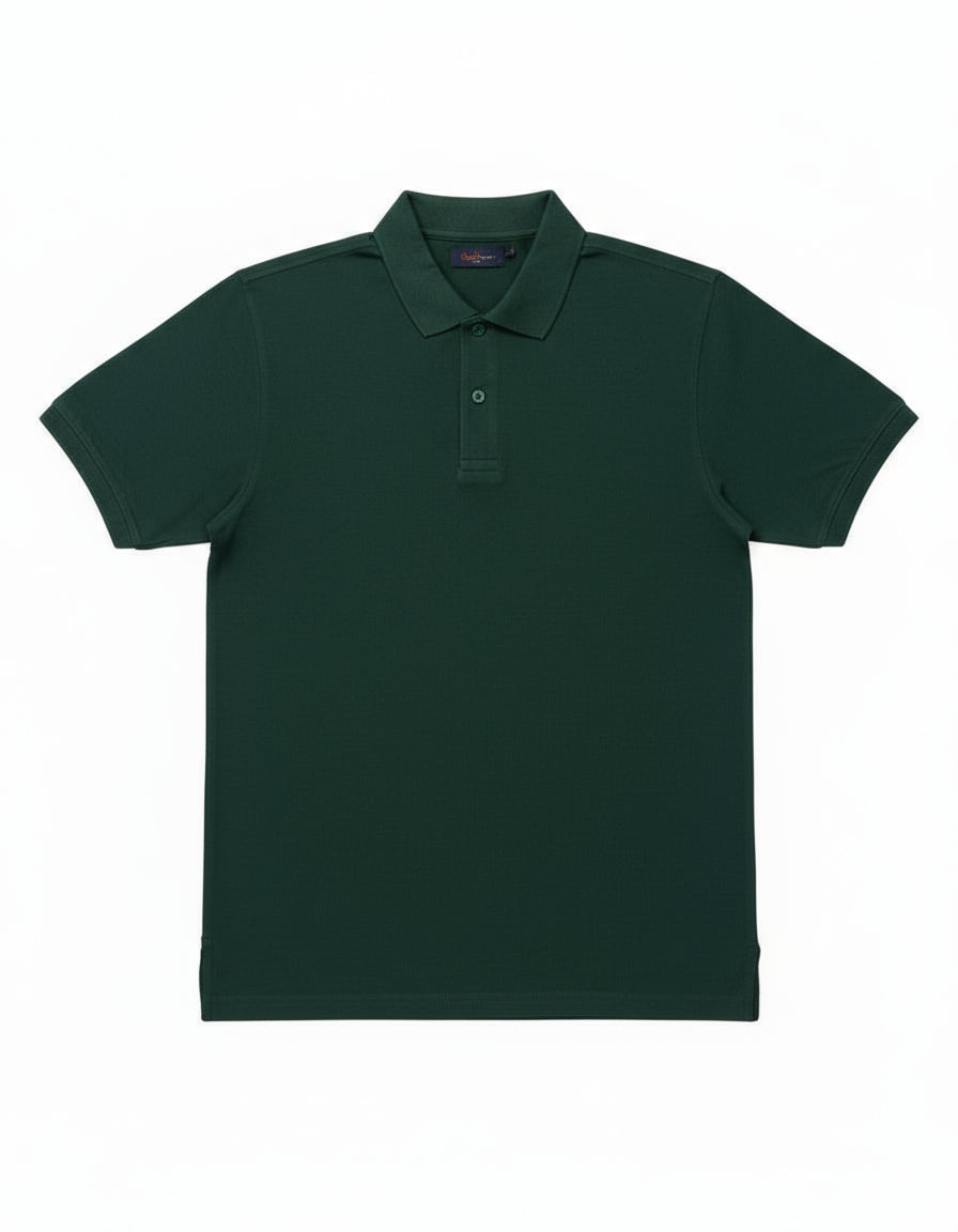 Mens Polo T-Shirts  Deep Green