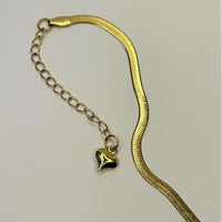 Golden Anti Tarnish Snake Chain Anklet
