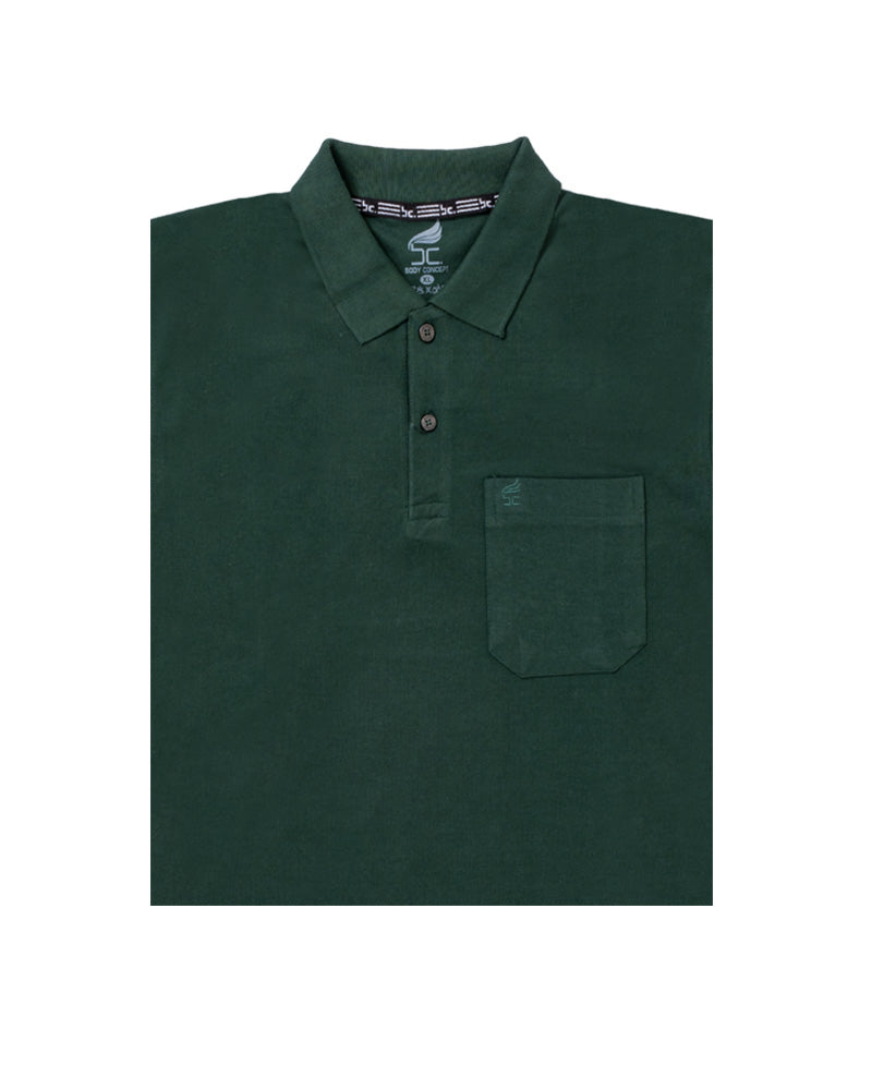 Mens Polo T-Shirts  Deep Green