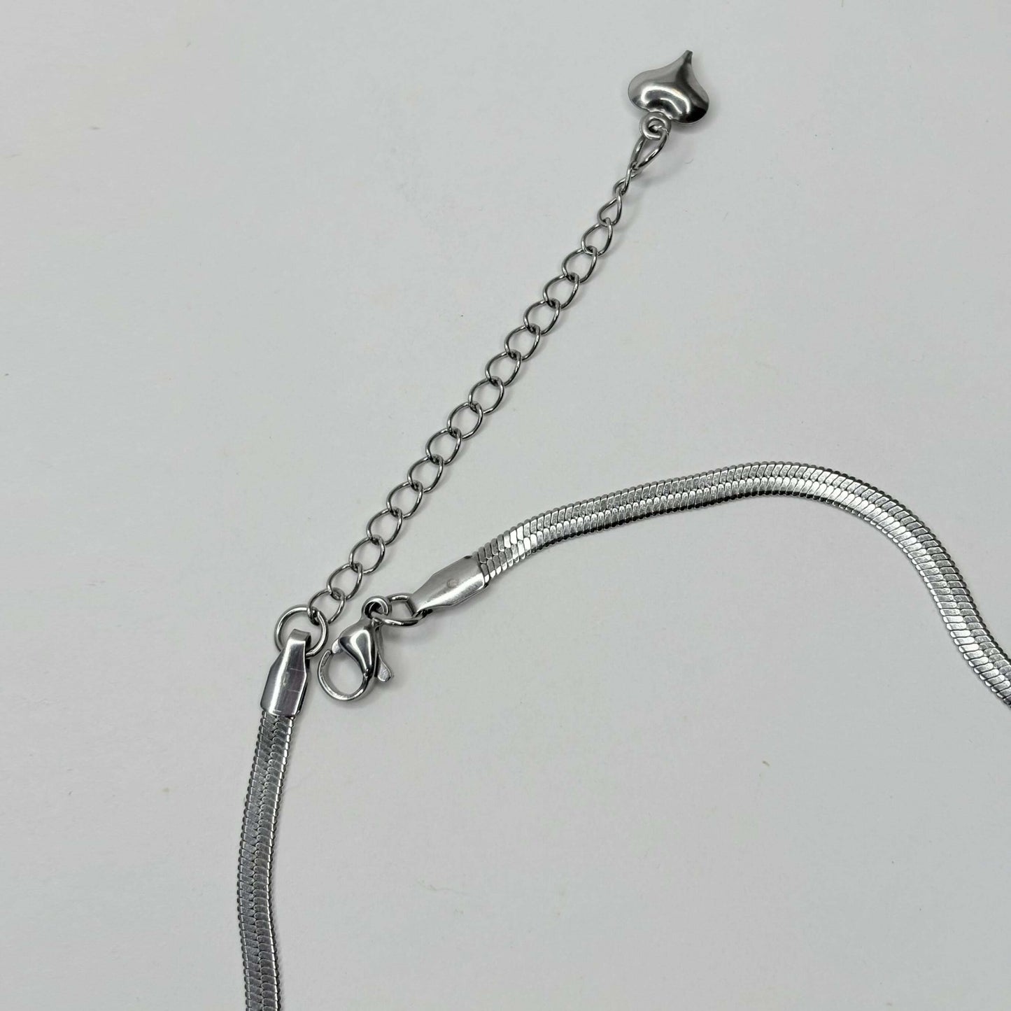 Silver Anti Tarnish Snake Chain Anklet