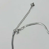 Silver Anti Tarnish Snake Chain Anklet